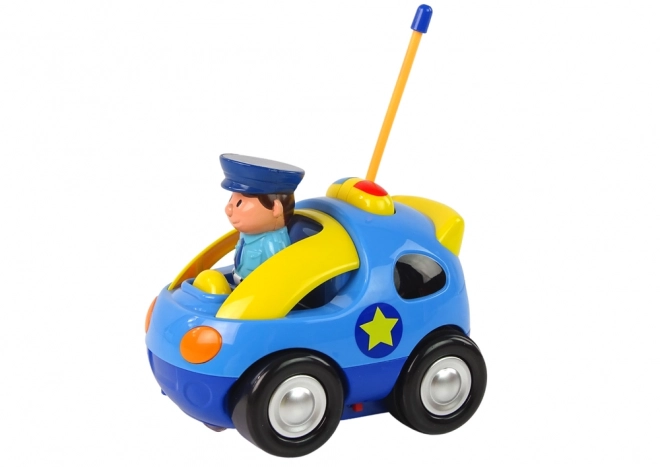 Voiture de Police pour Enfants Télécommandée R/C Lumières et Sons
