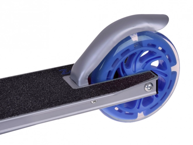 Trottinette enfant pliable avec roues lumineuses – Bleu marine