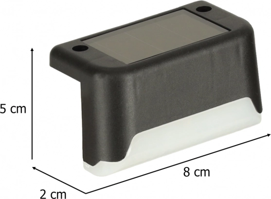 Lumière LED solaire pour escalier extérieur 8 pièces