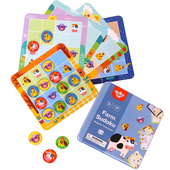Sudoku de ferme pour enfants par Tooky Toy