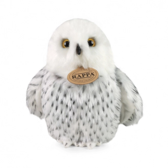 Rappa Peluche chouette polaire 18 cm ÉCOLOGIQUE