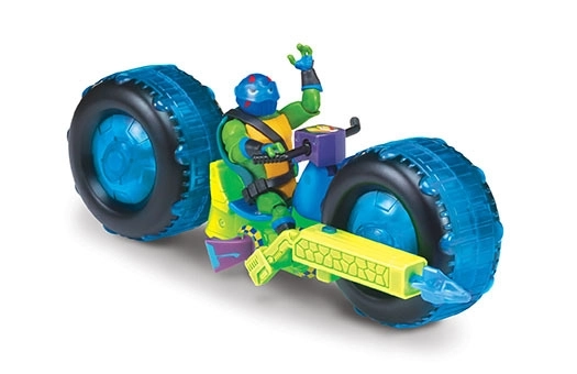 Moto Tortues Ninja avec figurine d'action