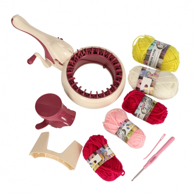 Ensemble de fils à tricoter pour métier à tisser + accessoires