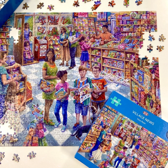 Puzzle GIBSONS Nouvelles du village 1000 pièces