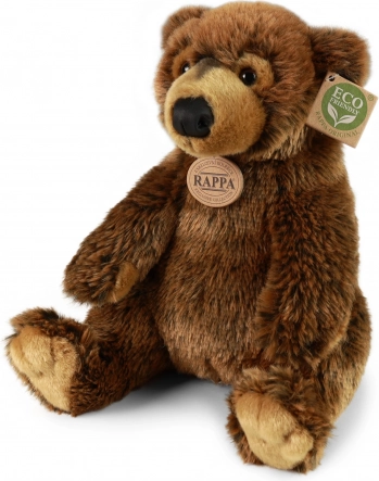 Rappa ourson en peluche marron 24 cm éco-responsable