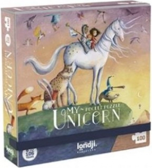 Puzzle de poche Licorne Londji - 100 pièces