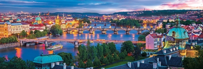 EUROGRAPHICS puzzle panoramique Prague, République tchèque – 1000 pièces