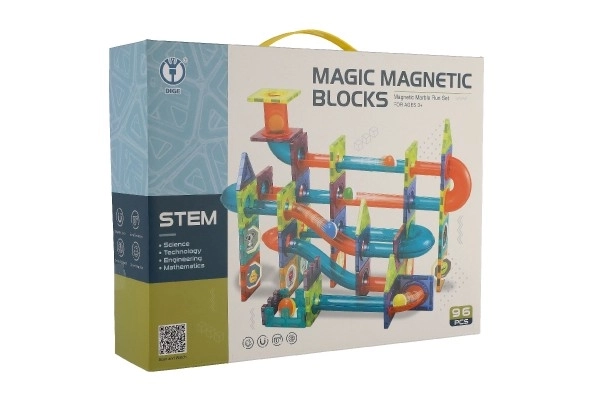 Jeu de construction à billes magnétiques - 96 pièces