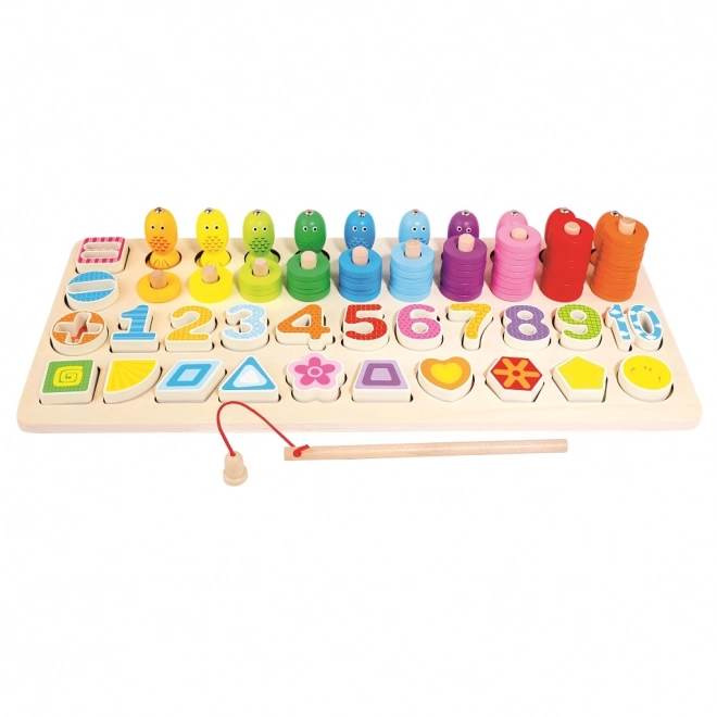 Jouet éducatif en bois pour enfants Bino