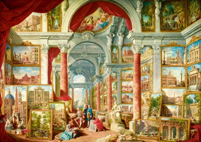 Puzzle Obrazárna avec Vues de la Rome Moderne 1000 pièces de Bluebird