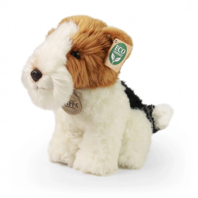 Chien en peluche Fox-terrier 18 cm ÉCOLOGIQUE
