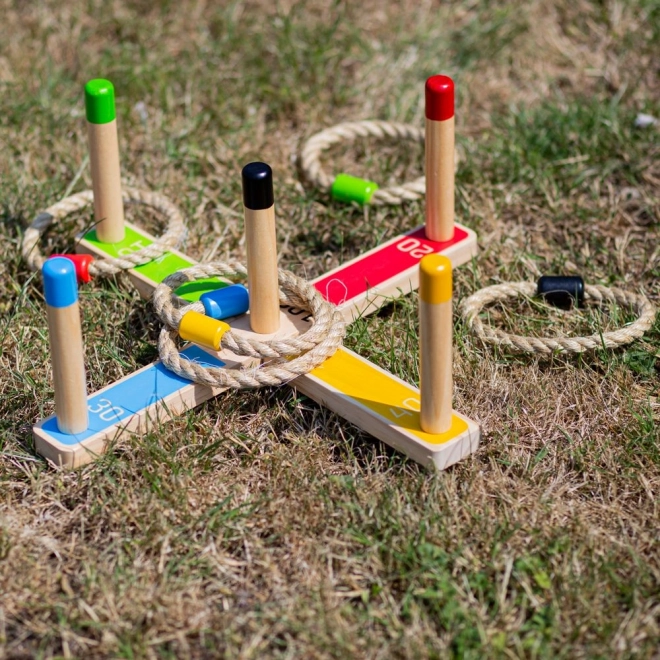 Bigjigs Jouets Lancer d'anneaux