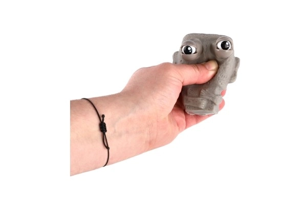 Tête en pierre jouet anti-stress en silicone