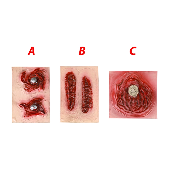 Cicatrices autocollantes pour carnaval et Halloween
