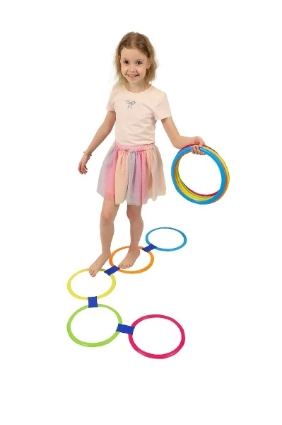 Cercles de saut colorés pour enfants et adultes