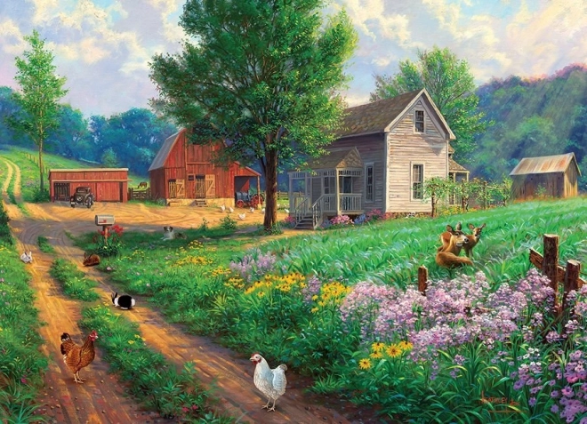 Puzzle COBBLE HILL Ferme 1000 pièces