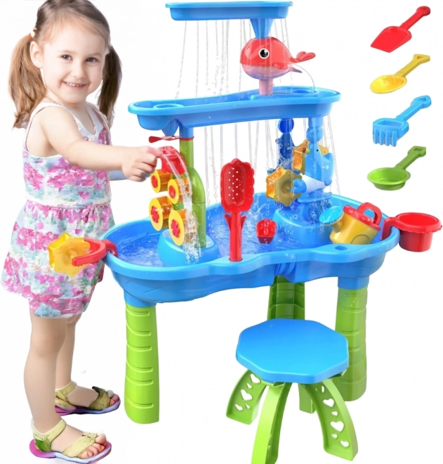 Woopie table d’eau et de sable XL, 37 pièces