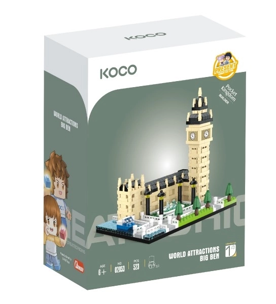 Ensemble de construction KOCO Big Ben 523 pièces