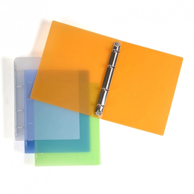 Classeur PP A5 4r. Opaline orange