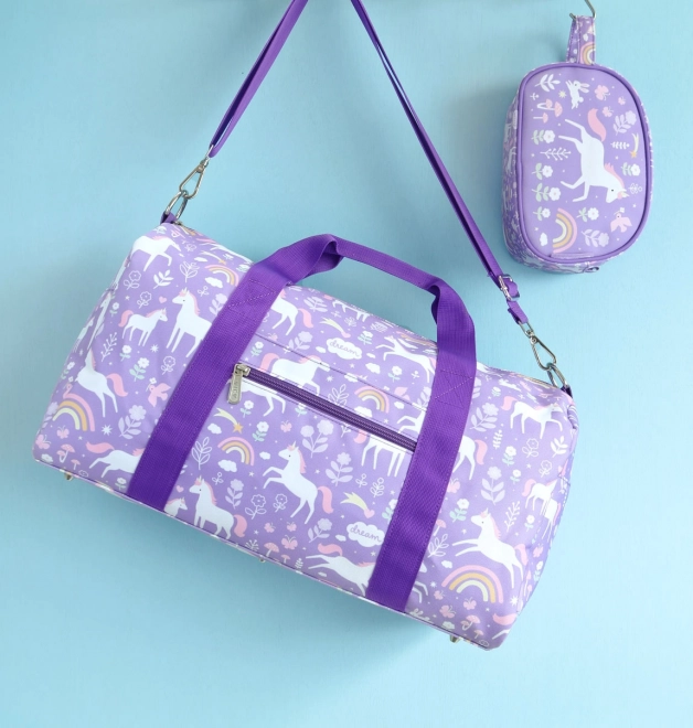 Sac de voyage pour enfants - LICORNES et ARC-EN-CIEL