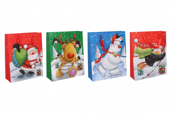 Sac cadeau S 17,5x23,5x8 cm Noël