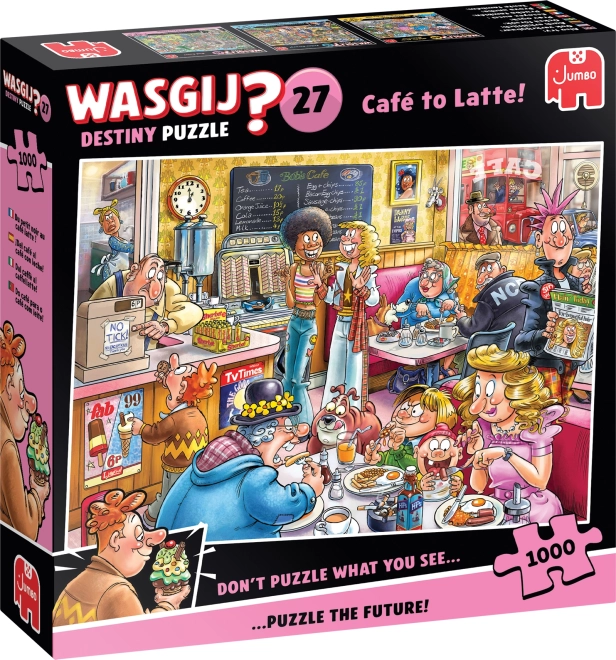 Puzzle Wasgij Destiny 27: Café Latte 1000 pièces