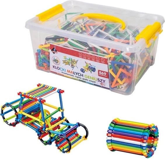 Cubes des Petits Génies – tiges, 869 pièces