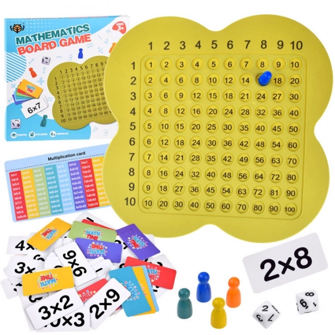 Jeu mathématique éducatif pour apprendre les tables de multiplication
