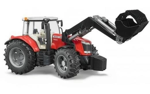 Bruder Traktor MASSEY FERGUSON 7624 avec chargeur frontal