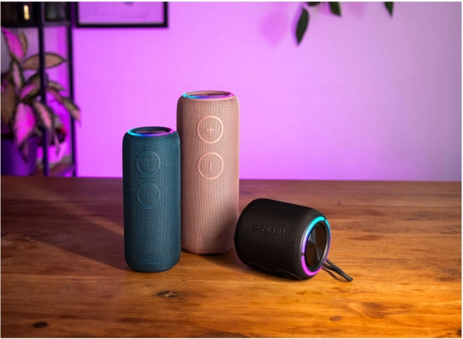 Haut-parleur Bluetooth sans fil Sencor Sirius 2 avec éclairage LED et fonction TWS