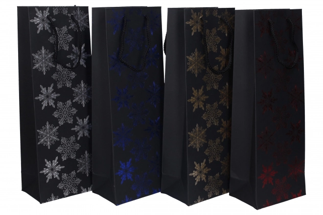 Sac cadeau pour bouteille M 12,7x36x8,3cm Noël