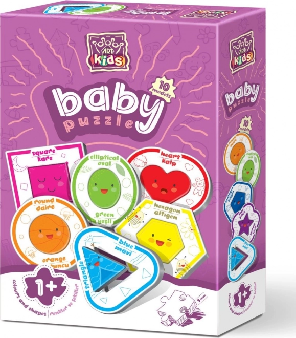 ART PUZZLE Baby Puzzle Couleurs et formes (2 pièces)