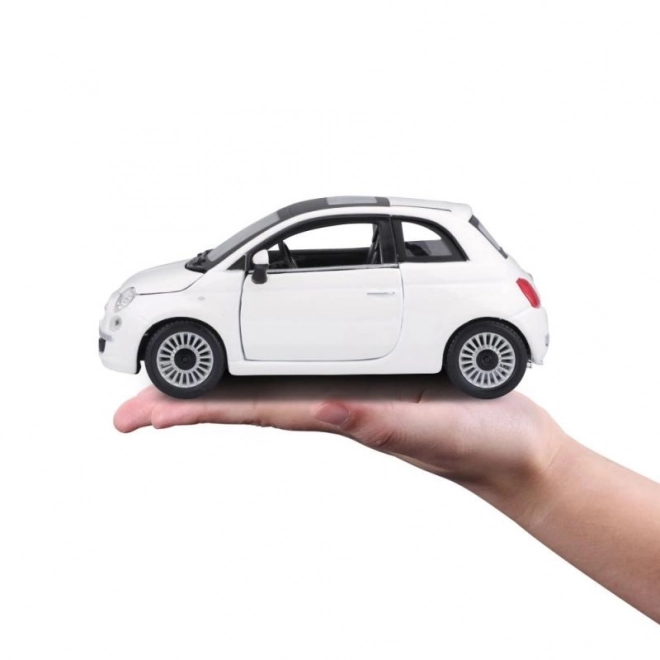 Bburago 1:24 Fiat 500 (2007) Blanc