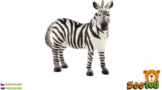 figurine en plastique zèbre de montagne 11 cm