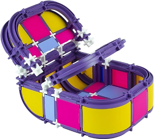 Kit de Construction SEVA FAMILLE Poussette plastique 293 pièces en boîte 35x33x5cm 4+