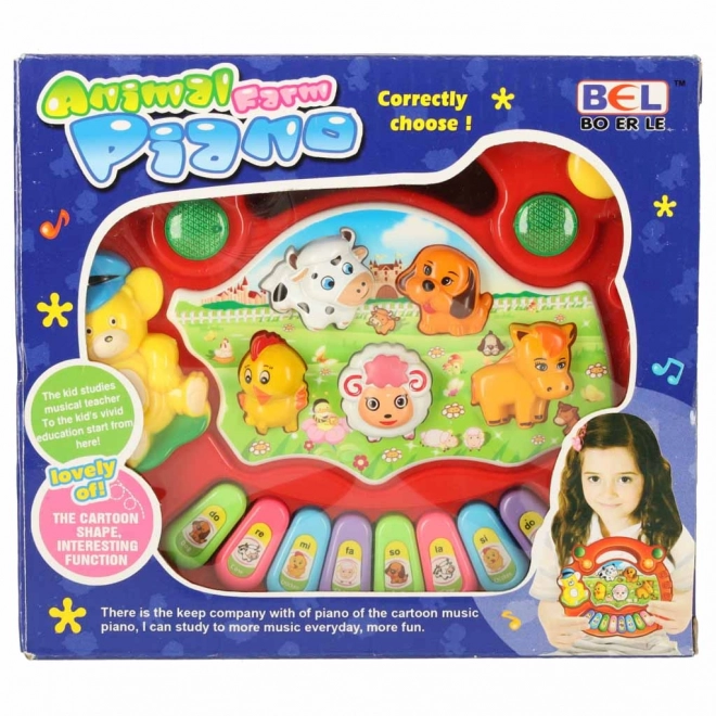Piano éducatif pour enfants - ferme