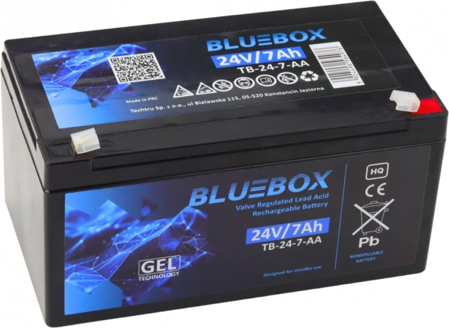 BlueBox batterie gel VRLA AGM 24V 7Ah pour voitures