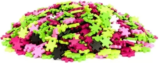 500 pièces colorées pour une créativité sans limites