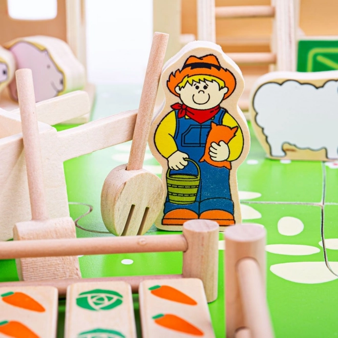 Grande Ferme en Bois Bigjigs Toys