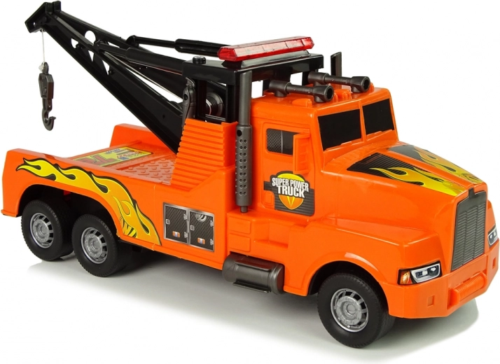 Grue fonctionnelle avec crochet et treuil manuel