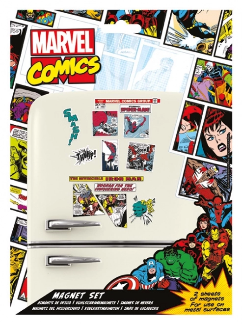 Ensemble de magnets Marvel