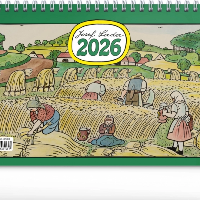 Calendrier de bureau Josef Lada 2026