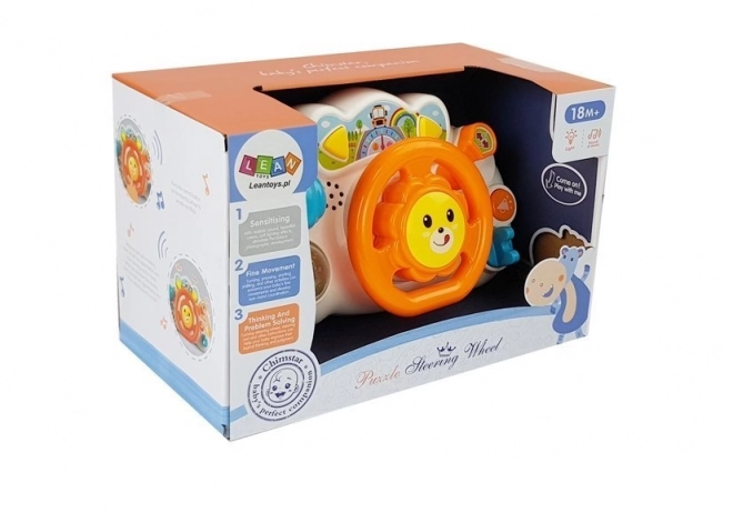 Volant interactif éducatif pour enfants Orange