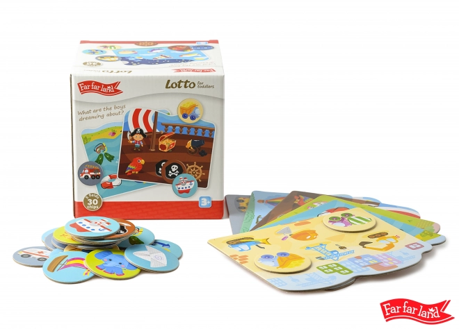 Cartes Lotto Far Far Land pour garçons