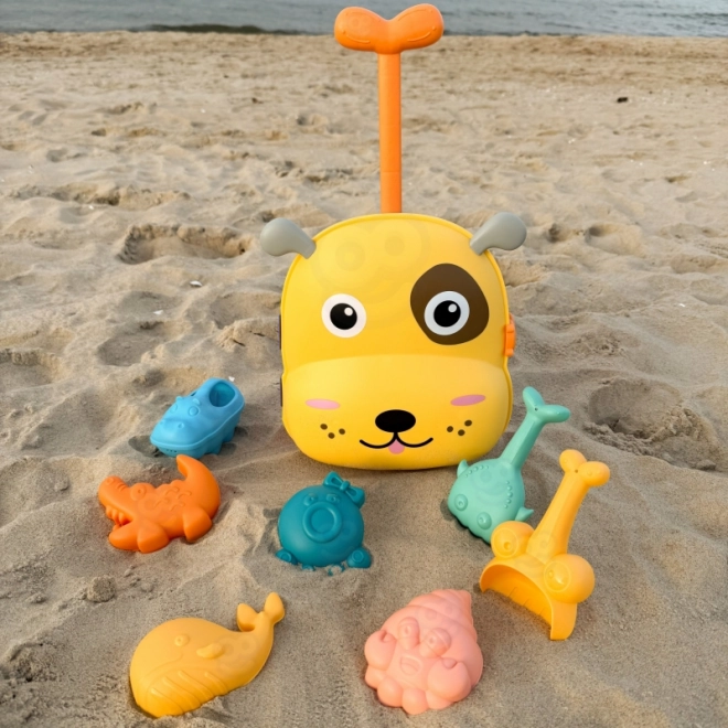 WOOPIE 3v1 Bac à sable d'eau Valise – Chiot