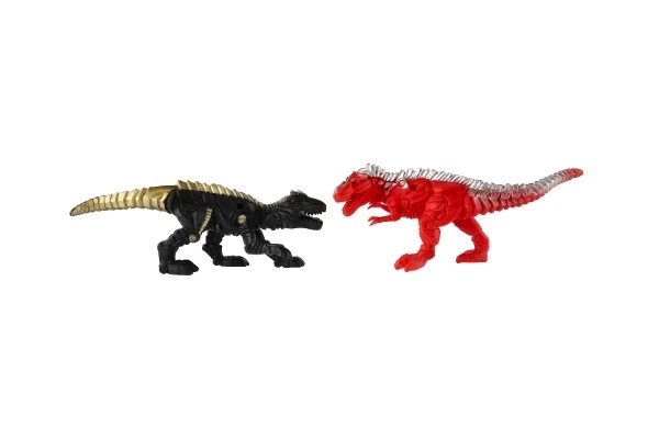 Dinosaure/Drak 8pcs plastique 14-17cm en sachet 22x35x7cm