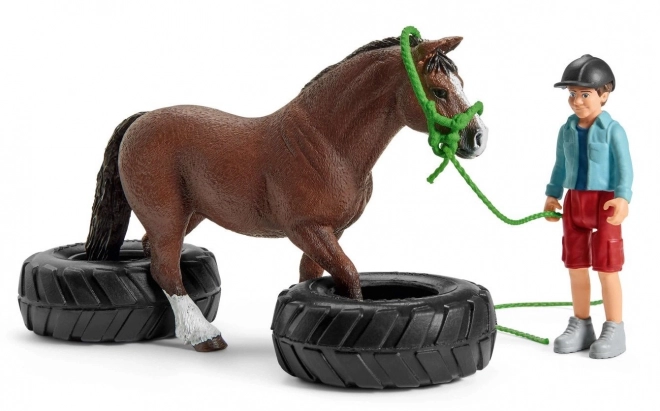 Schleich Farm World Course d'Agilité pour Poneys