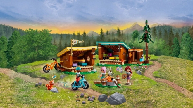LEGO Friends 42624 Charmantes cabanes au camp d'aventure
