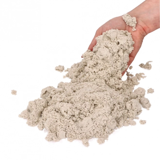 Sable cinétique NaturSand 3 kg avec moules et bac à sable