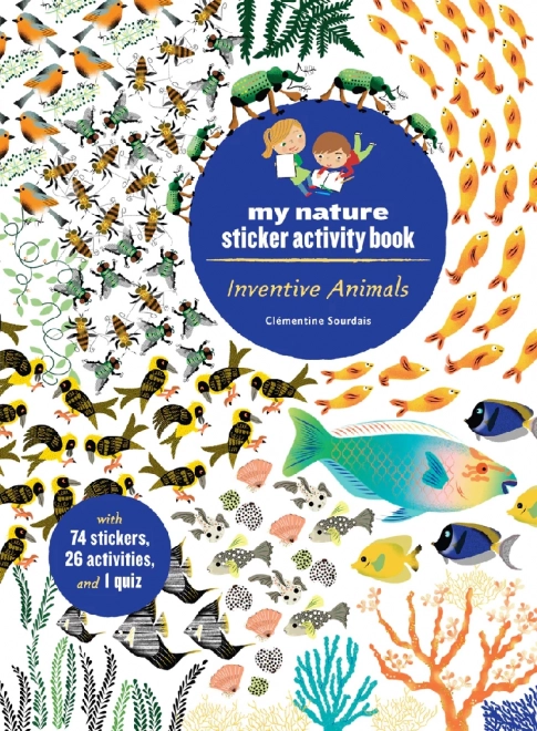 Livre d'activités créatif avec autocollants - Animaux ingénieux